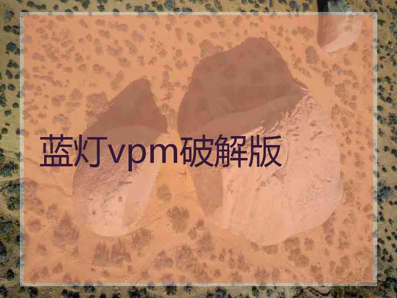 蓝灯vpm破解版