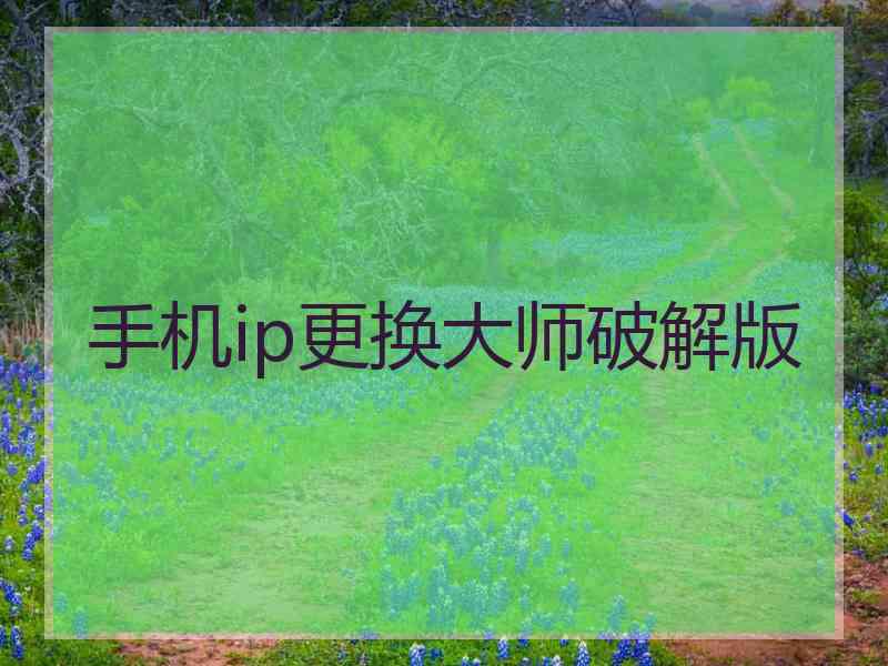 手机ip更换大师破解版
