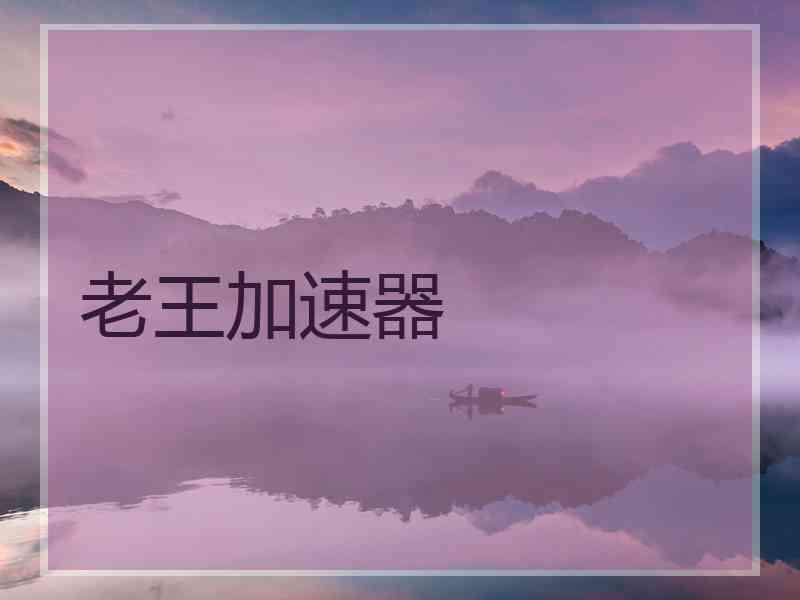 老王加速器