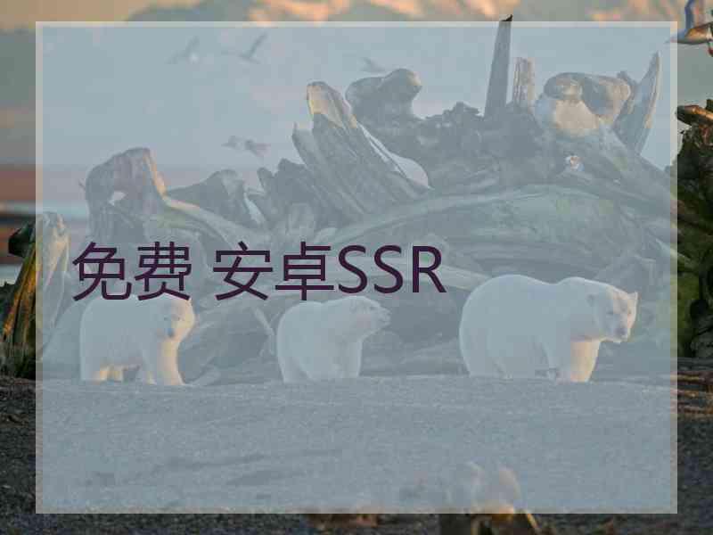 免费 安卓SSR