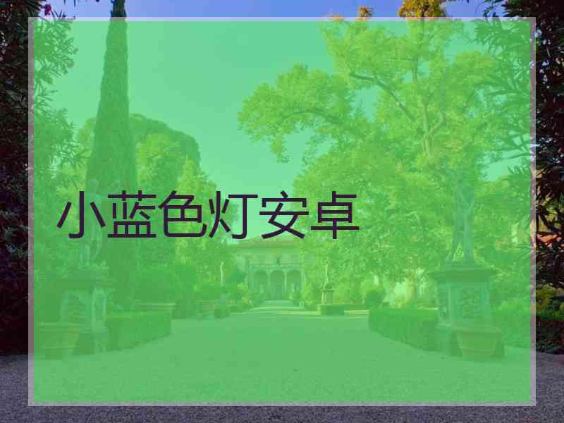 小蓝色灯安卓
