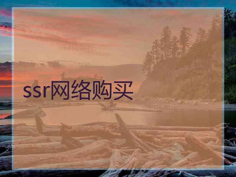 ssr网络购买