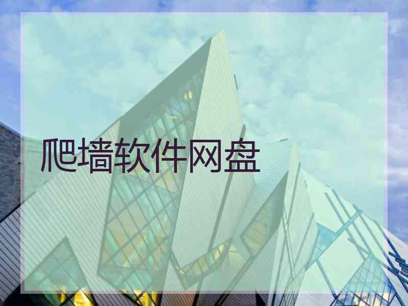 爬墙软件网盘