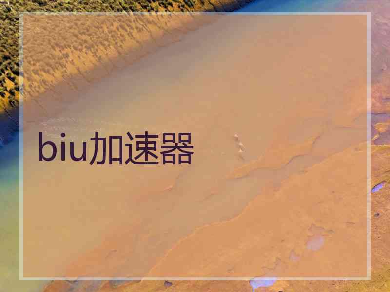 biu加速器