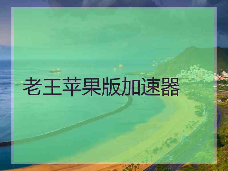 老王苹果版加速器