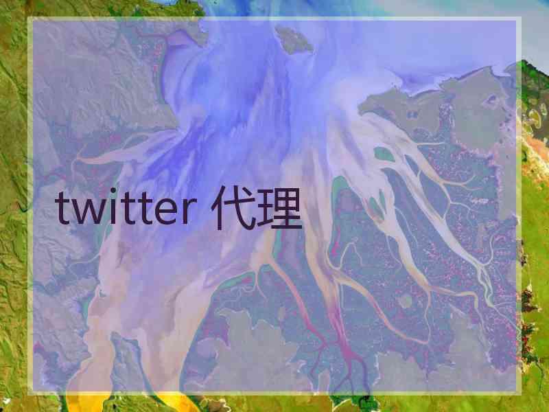 twitter 代理