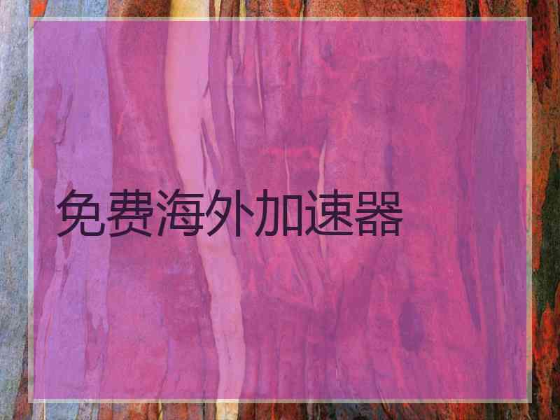 免费海外加速器